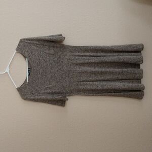 Popular Basics Short Sleeve Fit & Flare Dress Size L